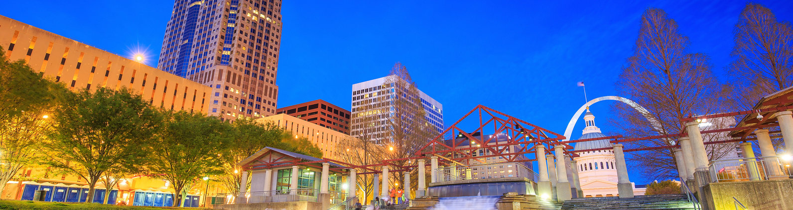 St. Louis Missouri Downtown Skyline